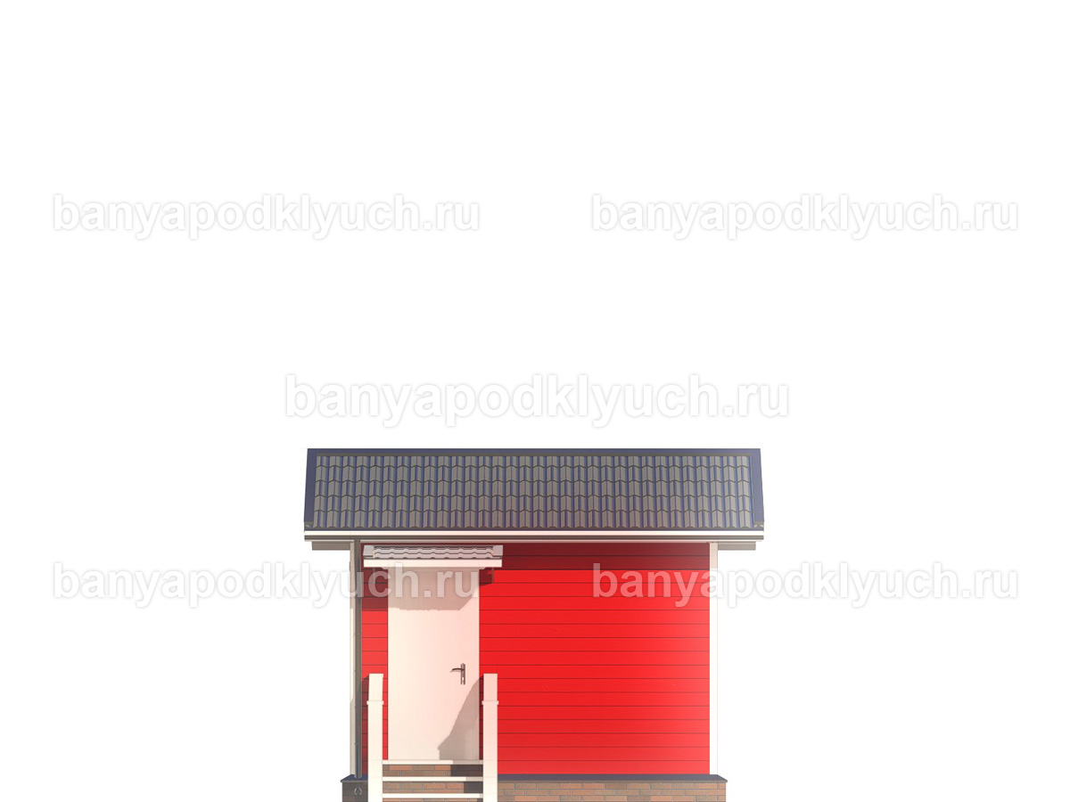 Каркасная баня 4x2 м Каркасная баня 4x2 м